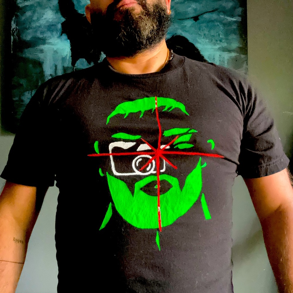 hand painted! Cast&Crew TShirt for the film: Todd Verow’s “You Can’t Stay Here”